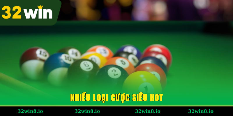 Nhiều loại cược siêu hot